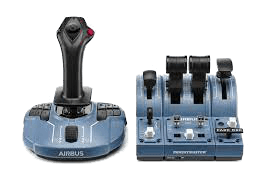 Thrustmaster TCA Captain Pack Airbus Edition sidestick and throttle quadrant