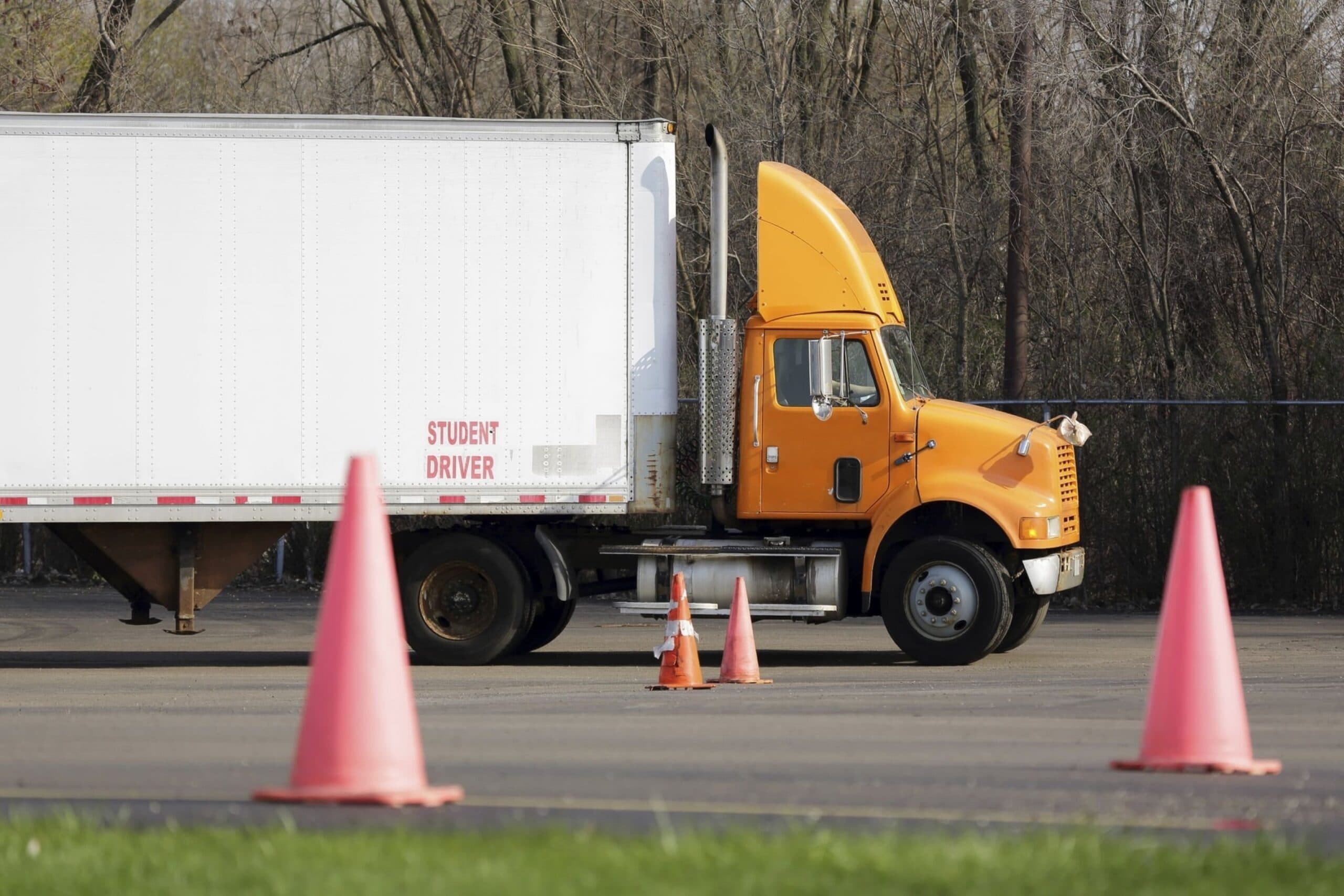 Commercial truck driving — image 2