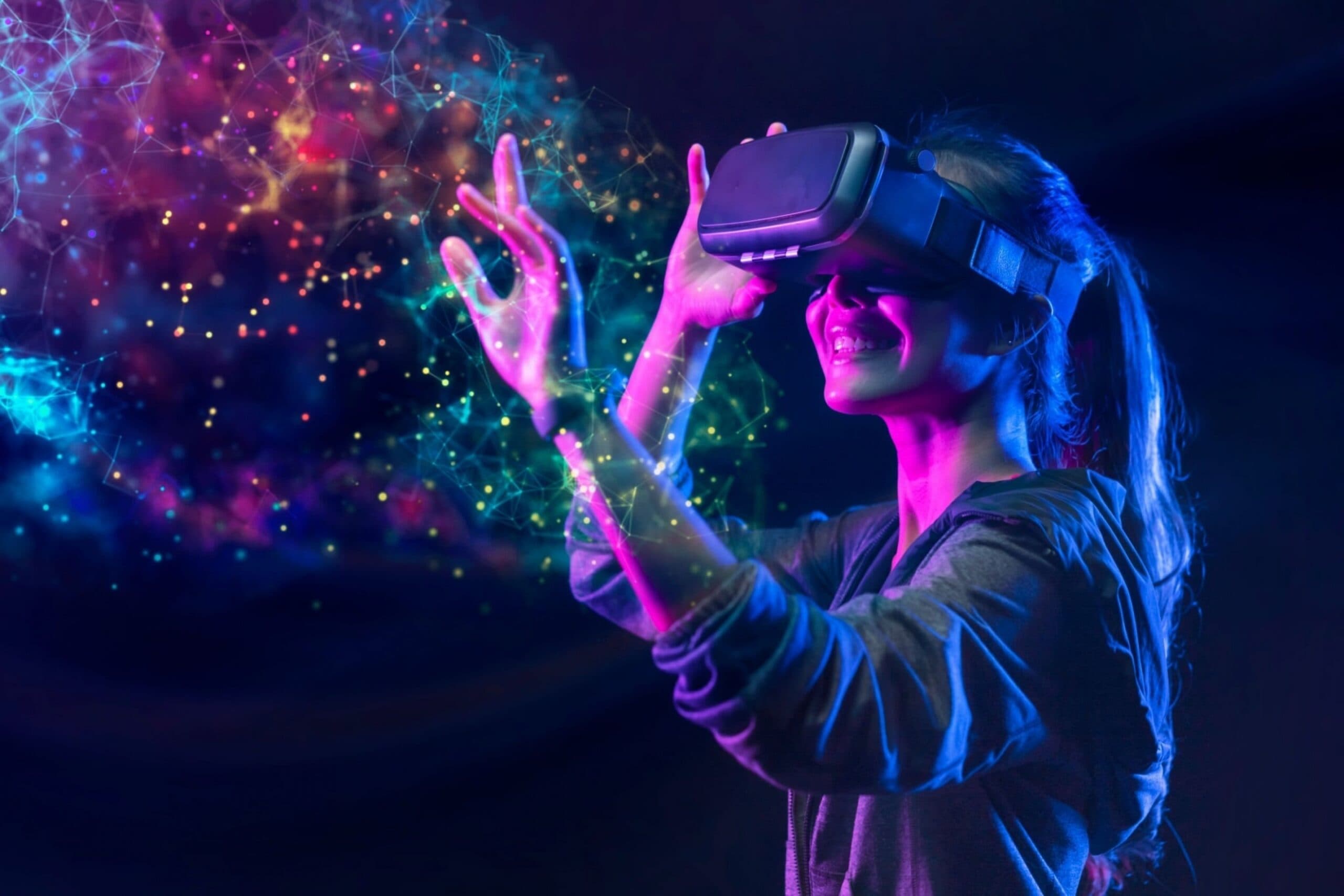 Projector and VR training in a classroom — image 2