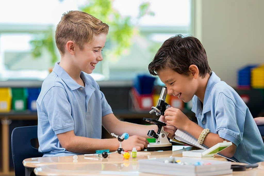 Students learning in a classroom — image 3