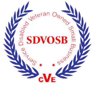 Certified Service-Disabled Veteran-Owned Small Business badge