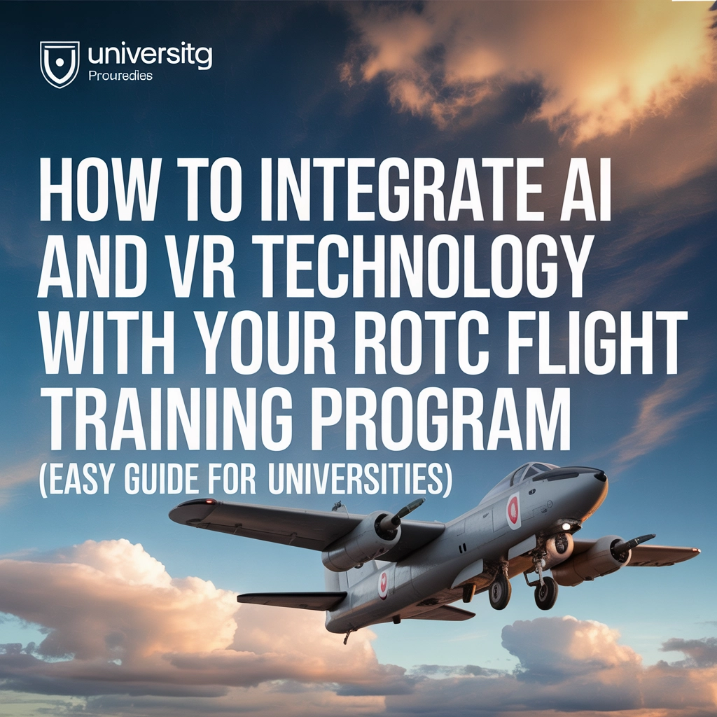 How to Integrate AI and VR Technology With Your ROTC Flight Training Program (Easy Guide for Universities)