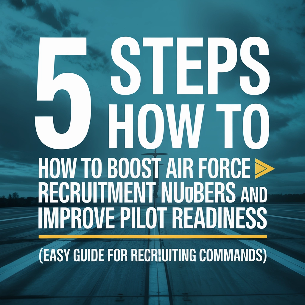 5 Steps How to Boost Air Force Recruitment Numbers and Improve Pilot Readiness (Easy Guide for Recruiting Commands)