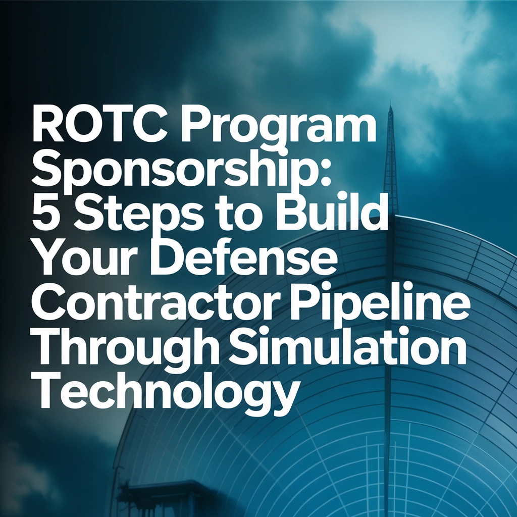 ROTC Program Sponsorship: 5 Steps to Build Your Defense Contractor Pipeline Through Simulation Technology