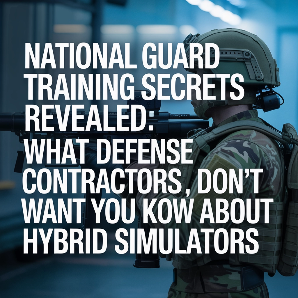 National Guard Training Secrets Revealed: What Defense Contractors Don't Want You to Know About Hybrid Simulators