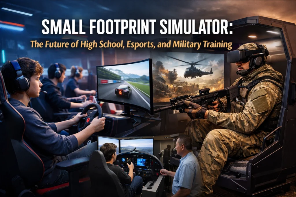 Small Footprint Simulator: The Future of High School, Esports, and Military Training